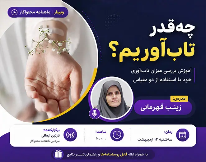 وبینار از هدفمندی تا تاب‌آوری